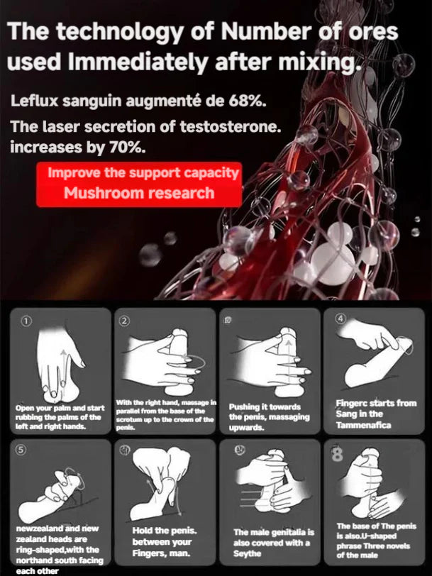 【Effect in one second】 leech essential oil for male enlargement (pack of 3 )