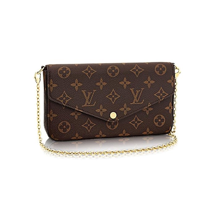 Louis Vuitton Monogram Canvas Felicie Chain Wallet