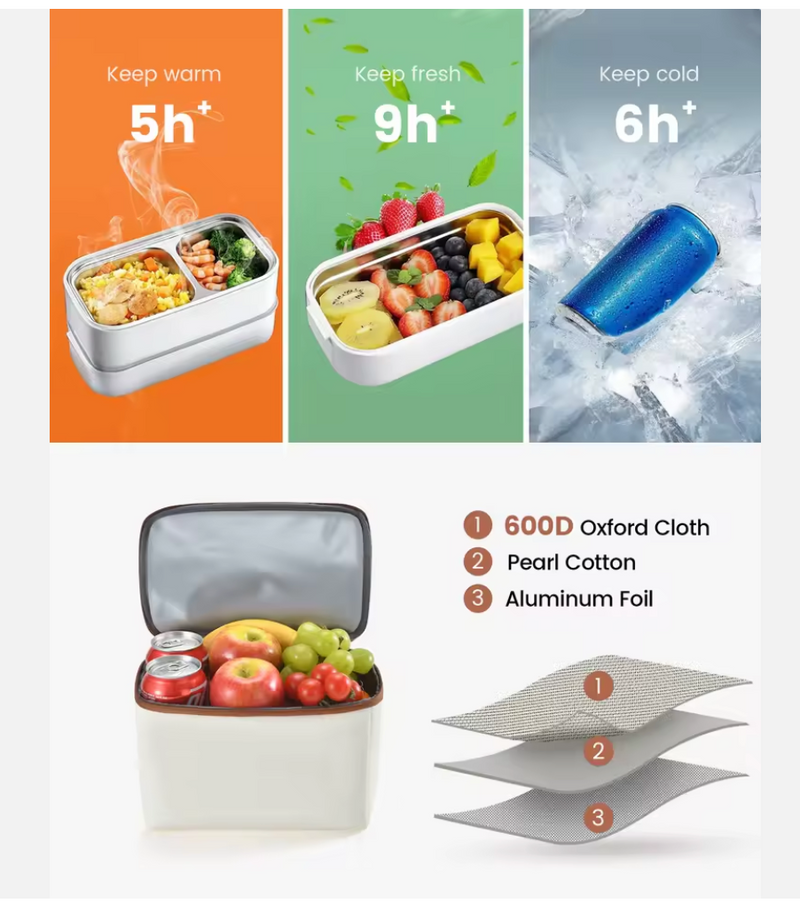 Laptop Bag with Insulated Cooler Lunch Box Women Work Lunch Cooler Backpack for Camping Picnic Daily Use
